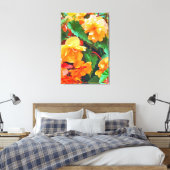 BEGONIAS LEINWANDDRUCK (Insitu (Schlafzimmer))