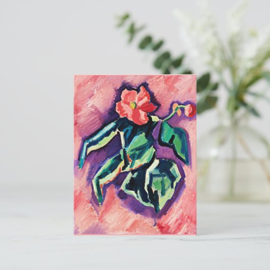 Begonias, moderne Kunstwerke von Marsden Hartley Postkarte (Stehend Vorderseite)