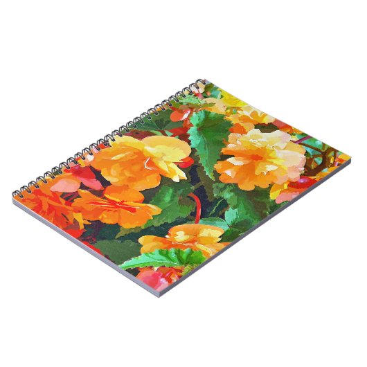 BEGONIAS NOTIZBLOCK (Linke Seite)