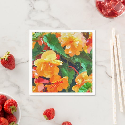 BEGONIAS SERVIETTE (Beispiel)