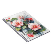 Begonie - Aquarellblumen Notizblock (Rechte Seite)