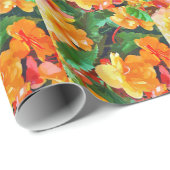 BEGONIEN GESCHENKPAPIER (Rolleneckpunkt)