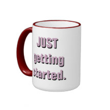 "begonnen gerade erhalten." '57 Chevy KAFFEE-TASSE