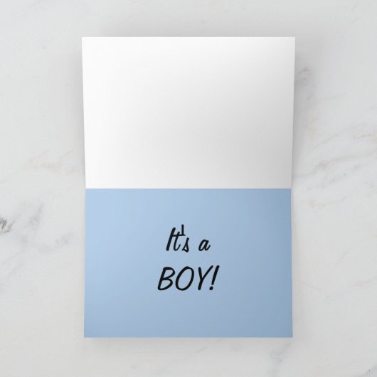 Begonnen mit einem Kiss Wish Blue Custom Ankündigung (Innenseite)