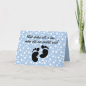 Begonnen mit einem Kiss Wish Blue Custom Ankündigung (Vorderseite)