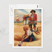 Begrabene Schatzkammer Vintag Pirate Postkarte (Vorne/Hinten)