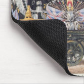 Begräbnis- Auto des Herzogs von Wellington, 1853 Mousepad (Ecke)