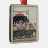 Begräbnis- Auto des Herzogs von Wellington, 1853 Silbernes Ornament (Rechts)