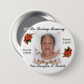 Begräbnis- Button Tante Vaos (Vorne & Hinten)