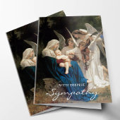 Begräbnis danken Ihnen kardiert | Lied von Engeln Karte