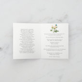 Begräbnis danken Ihnen kardiert Schmetterlinge u. Dankeskarte (Innenseite)