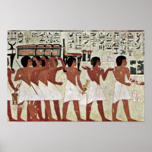 Begräbnis- Details durch Maler Der Grabkammer DES Poster