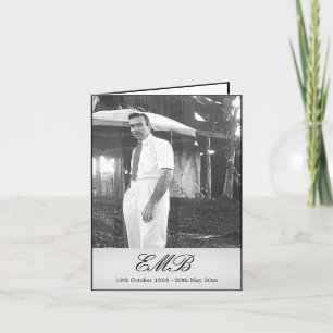 Begräbnis- einfache einladung