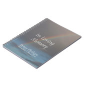 Begräbnis- Erinnerungsgast-Buch des Regenbogen-1 Notizblock (Linke Seite)