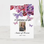 Begräbnis/Feier des Lebens/des Programm (Vorderseite)