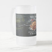 BEGRÄBNIS MATTGLAS BIERGLAS (Vorderseite Links)