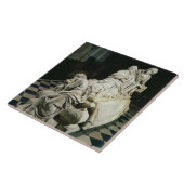 Begräbnis- Monument zu Armand-Jean du Plessis, Fliese (Seite)