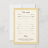 Begräbnis- Programm-Erinnerungsschablone Einladung (Rückseite)