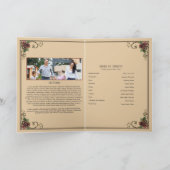 Begräbnis- Programm-Erinnerungsschablone Programm (Innenseite)