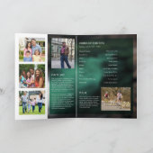 Begräbnis- Programm-Erinnerungsschablone Programm (Innenseite)