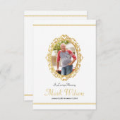 Begräbnis- Programm-Karten-Erinnerungsschablone Einladung (Vorne/Hinten)