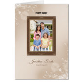 Begräbnis- Programm-Schablone (Vorne)