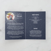 Begräbnis- Programm-Schablone Programm (Innenseite)