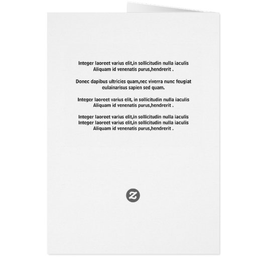 Begräbnis- Programmschablone (Hinten)