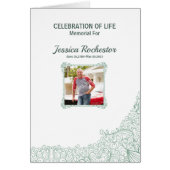 Begräbnis- Programmschablone (Vorne)