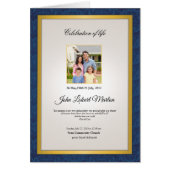 Begräbnis- Schablonen-Broschüre (Vorne)