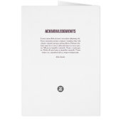 Begräbnis- Schablonen-Broschüre (Hinten)