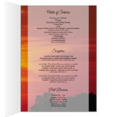 Begräbnis- Schablonen-Broschüre (Innen (Rechts))