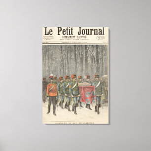 Begräbnis von Albert-Siegers-Herzog von Clarence Leinwanddruck