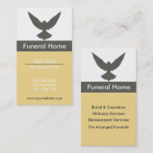 Begräbnis- Zuhause-Geschäfts-Karte Visitenkarte (Vorne/Hinten)