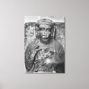 Begräbnisentlastung einer weiblichen Zahl, von Leinwanddruck