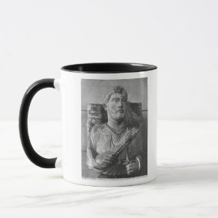 Begräbnisentlastung von Jarhai, vom Palmyra, Tasse