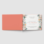 Begräbnisgastbuch | Aquarellfarbene Rose 1 Gästebuch (Voll)