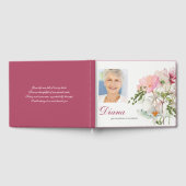 Begräbnisgastbuch | Soft Florals Gästebuch (Voll)