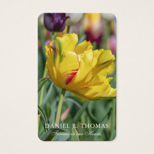 Begräbniskarten (Vorderseite)