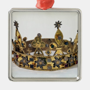 Begräbniskrone von Philippe von Frankreich 1404 Ornament Aus Metall