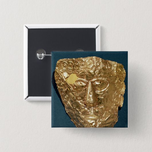 Begräbnismaske Button (Vorne & Hinten)