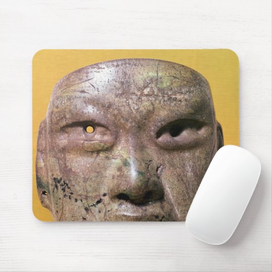 Begräbnismaske, Olmec, von Mexiko Mousepad (Mit Mouse)