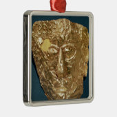 Begräbnismaske Ornament Aus Metall (Rechts)