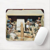 Begräbnismodell einer Zimmereiwerkstatt Mousepad (Mit Mouse)