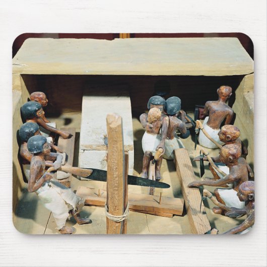 Begräbnismodell einer Zimmereiwerkstatt Mousepad (Vorne)