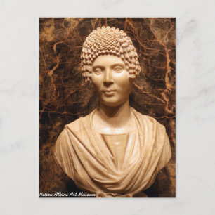 "Begräbnisportrait einer Frau" Postkarte