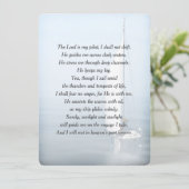 Begräbnisprogramm für Seeleute Einladung (Stehend Vorderseite)