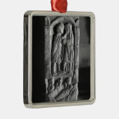 Begräbnisstela, das einen Doktor darstellt Ornament Aus Metall (Rechts)