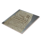 Begräbnisstela im Namen der Dame Artemis, Franc Fliese (Seite)