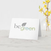 beGreen Karte (Gelbe Blume)